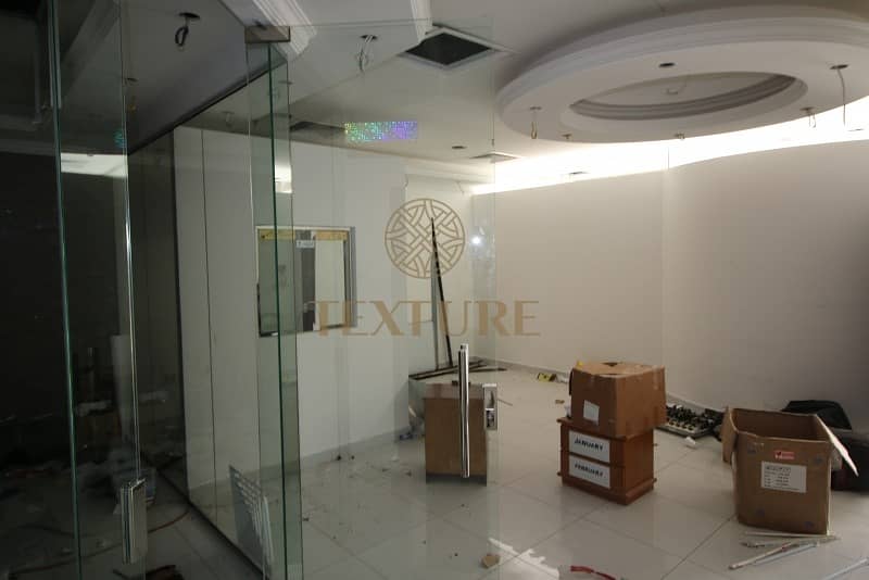 9 Semi fitted Retail for Rent AED 88K per Year