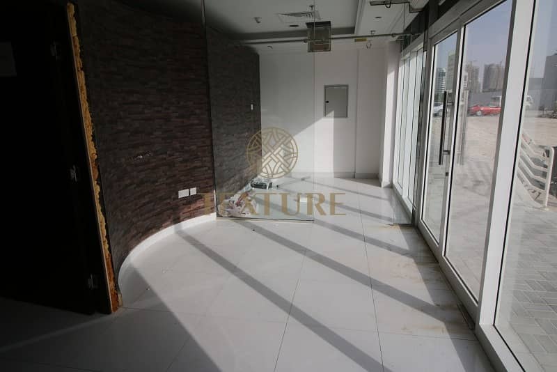 12 Semi fitted Retail for Rent AED 88K per Year