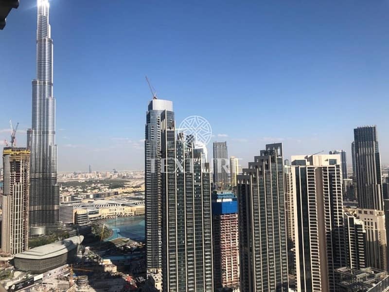 Penthouse with Burj Khalifa View & Sea View