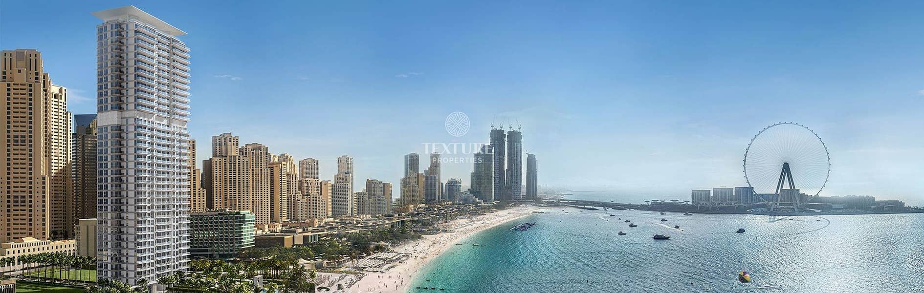 13 Beachfront | 1 Bedroom Apartment for Sale | La Vie | Jumeirah Beach Residence