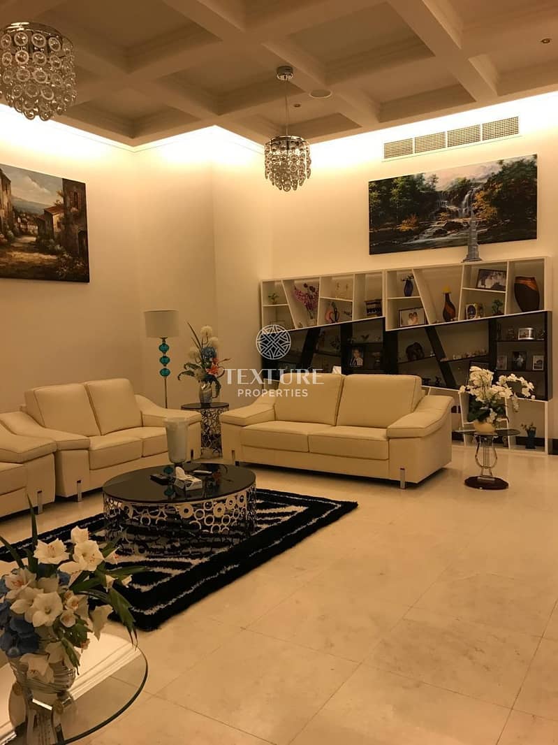 10 Spacious | Furnished Villa for Rent in Al Barari | 7 Beds & 2 Maid