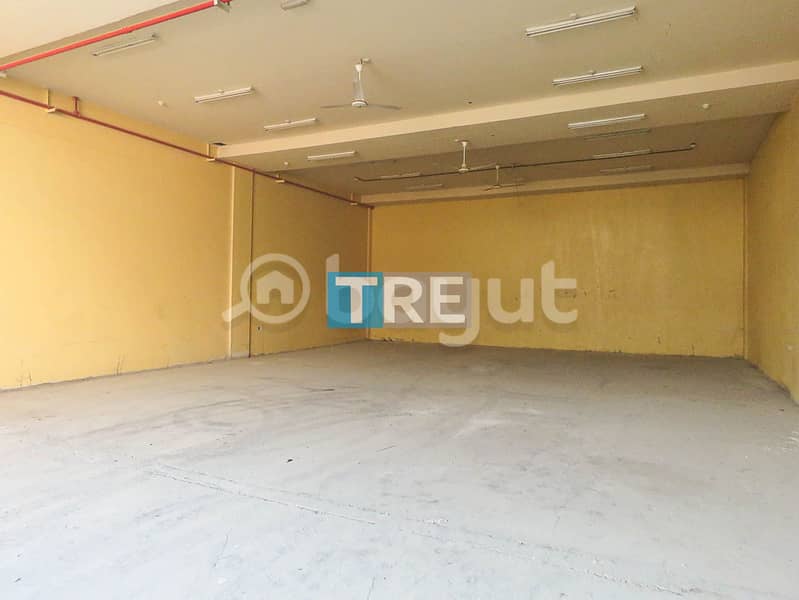 3700/- SQFT WAREHOUSE WITH MEZZANINE FOR RENT IN AJMAN INDUSTRIAL AREA