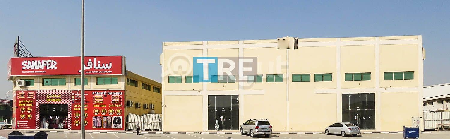 BRAND NEW SHOWROOMS FOR RENT IN GARMENTS MARKET ON PRIME LOCATION FOR AJMAN INDUSTRIAL AREA 2