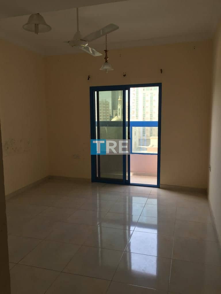 12 CHEQUES OFFER !! 1 BEDROOM HALL FOR RENT IN AL RASHIDIYA 2 JUST OPPOSITE FALCON TOWER. .