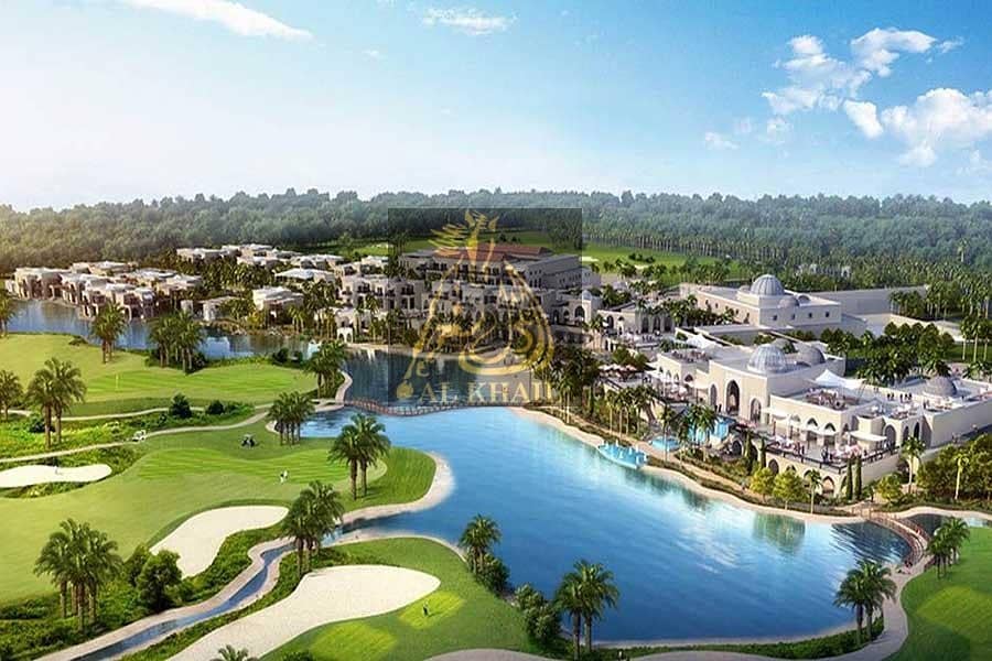 Full Park View | Luxury 6BR + Maids Villa for sale in Damac Hills | 4% Free DLD Fees | 10 Years Free Service Charges
