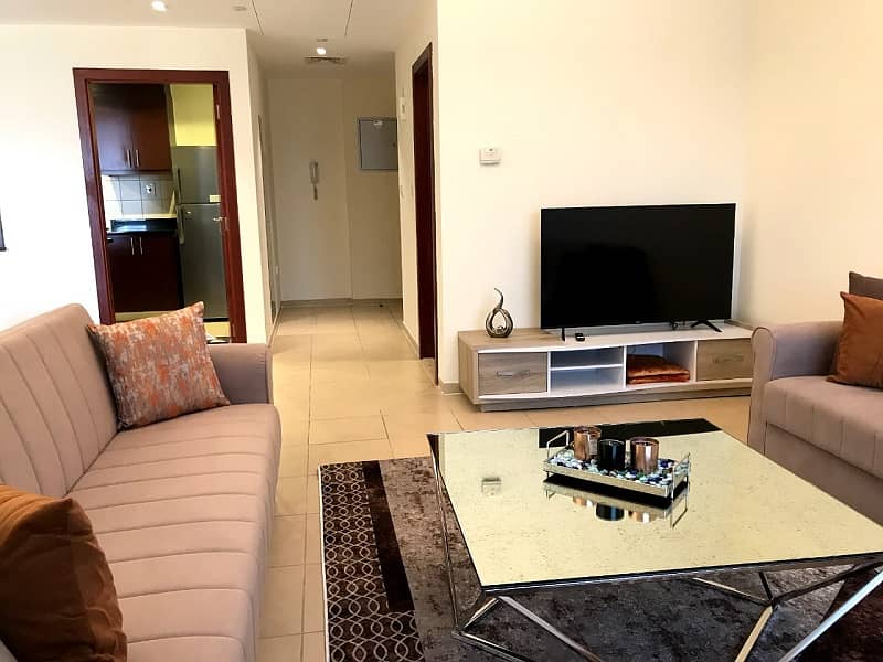 Well Maintain | furnished apartment | Partial Marina View