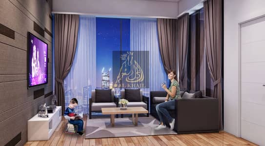 1 Bedroom Flat for Sale in Al Furjan, Dubai - Stylish 1BR Service Apartment in Al Furjan on a 50/50 Payment Plan Community View 1 Bedroom Flat for Sale in Al Furjan, Dubai - Stylish 1BR Service Apartment in Al Furjan on a 50/50 Payment Plan Community View
