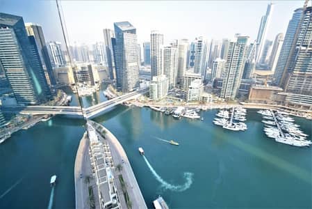 2 Bedroom Flat for Rent in Dubai Marina, Dubai - AMAZING | 2 BED + STUDY | MARINA VIEW | HIGH FLOOR