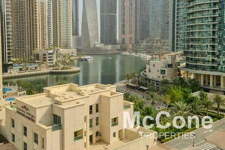 2 Bedroom Apartment for Rent in Dubai Marina, Dubai - Partial Marina View | Furnished | Close to Metro