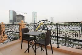 شقة في طراز أوروبي،مساكن القناه المائية غرب،مدينة دبي الرياضية 1 غرفة 65000 درهم - 8265062