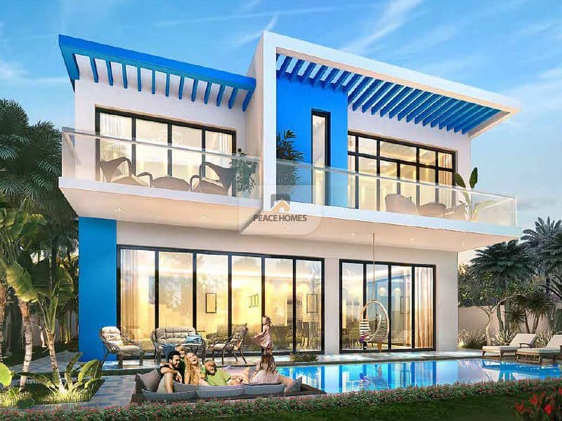 位于大马士革湖住宅，马贝拉度假村 4 卧室的别墅 1748000 AED - 5900987