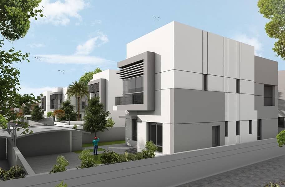 Villa SMART 3 bedrooms independent 5000 feet for sale in Sharjah | installments 7 years