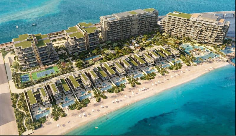 位于朱美拉棕榈岛，六善公寓，六善酒店 3 卧室的顶楼公寓 20700000 AED - 5903503