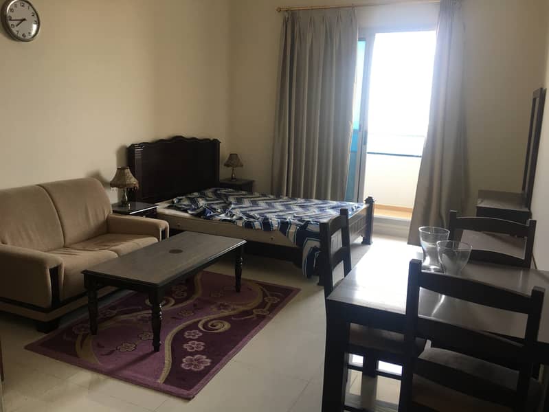 Cheapest furnished studio with balcony available in elite 05!