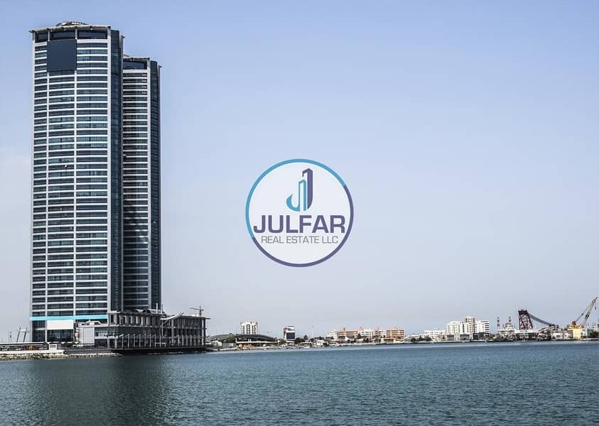 Sea View 1 BHK Apartment for RENT in Julphar Towers Sea View 1 BHK Apartment for RENT in Julphar Towers