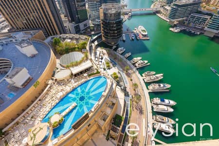 1 Bedroom Apartment for Rent in Dubai Marina, Dubai - Furnished I Ready to Move In I Marina View