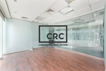 Office for Rent in Dubai Media City, Dubai - WOODEN FLOOR | GLASS PARTITIONED | RECEPTION