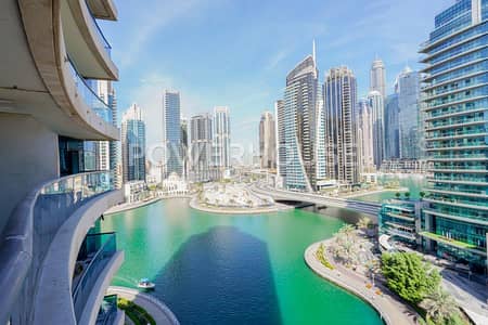1 Bedroom Flat for Rent in Dubai Marina, Dubai - With Balcony | Panoramic Marina View | Vacant