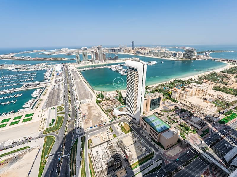 位于迪拜码头，乐活公寓公寓 4 卧室的顶楼公寓 39000000 AED - 5751563