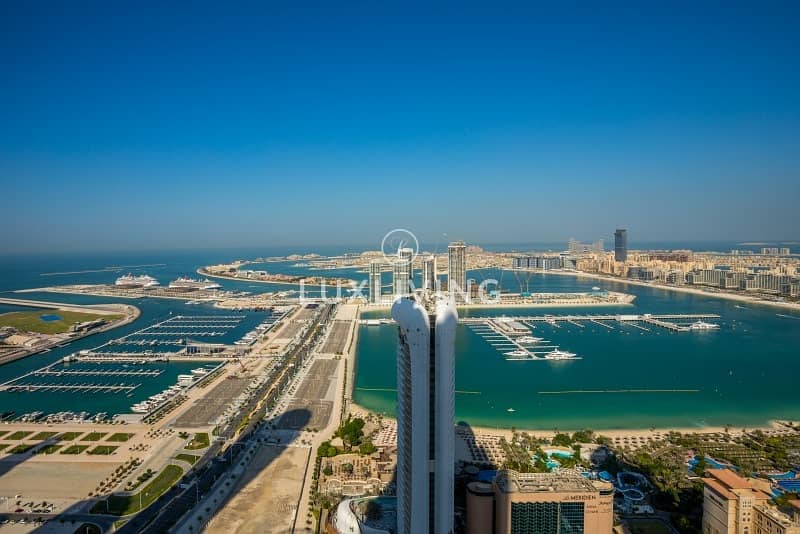 位于迪拜码头，滨海皇冠塔楼 5 卧室的顶楼公寓 5599999 AED - 5520583