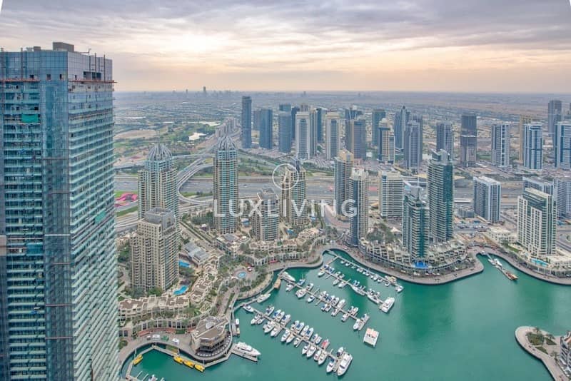 位于迪拜码头，开阳大厦 4 卧室的顶楼公寓 575000 AED - 6743241