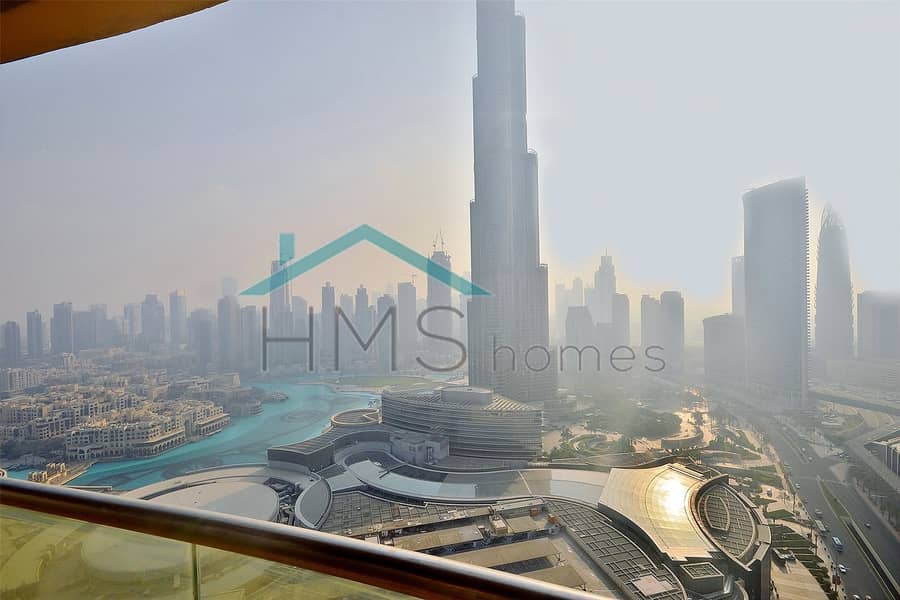 3 BEDROOMS | FURNISHED | BURJ AND FOUNTAIN VIEWS