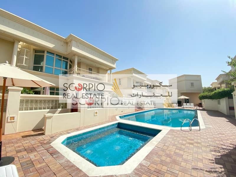 15 Private Garden | Compound 4BR Villa | Al Safa 2 with Pool