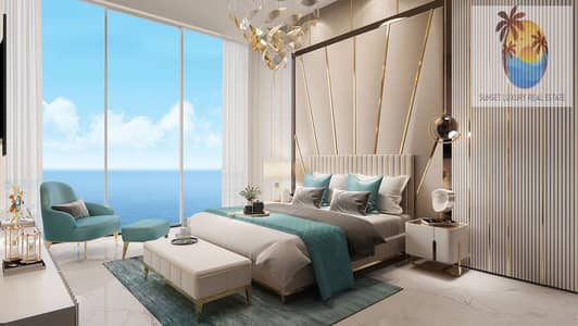 شقة 3 غرف نوم للبيع في مدينة دبي الملاحية، دبي - 2bhk-Bed01. jpg