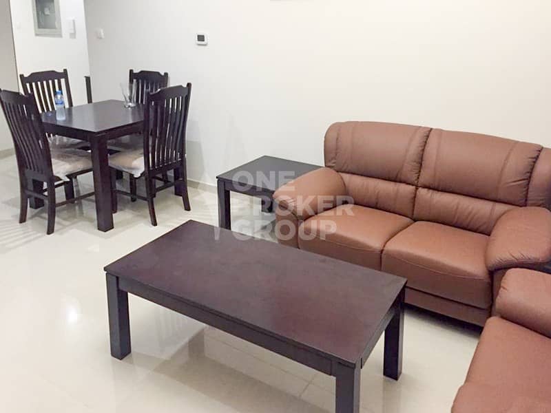New 1BR | Fully Furnished on Mid Floor |