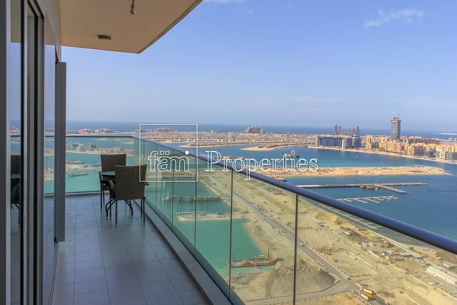 Full Sea View|High Floor|Furnished|1Bed