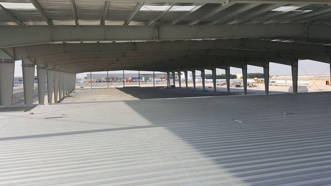 Plot with 25% Complited Warehouse in Dubai Industrial City Available for Urgent Sale