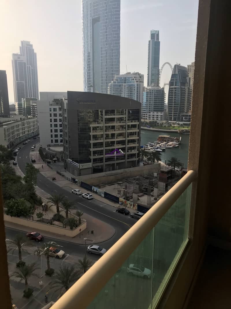 17 Sea view 1BR Apartment for rent in Dubai Marina for AED 45K/yr