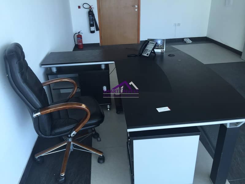 8 Fitted office space for rent in Smart Heights Tower, Barsha Heights (Tecom) for AED 45k/yr