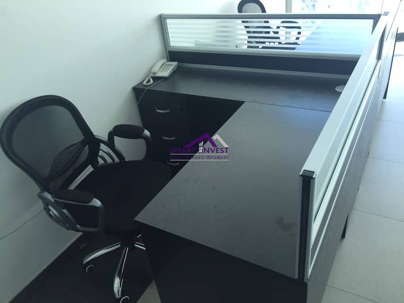 9 Fitted office space for rent in Smart Heights Tower, Barsha Heights (Tecom) for AED 45k/yr