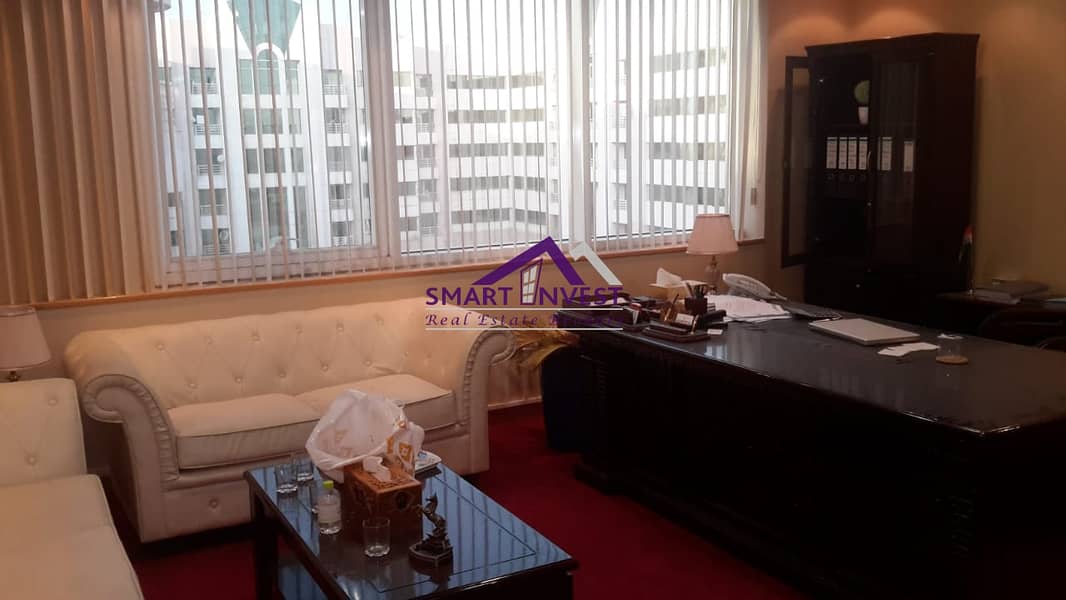 2 Fully Fitted & Furnished Office for rent in Karama for AED 125K/Yr
