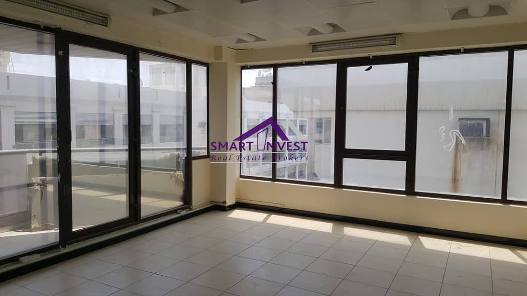 6 Fully Fitted office with attached washroom for rent in karama for AED 135K/yr.