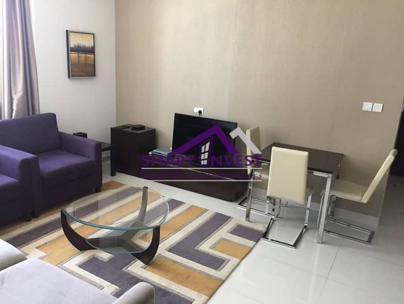Fully furnished 1 BR Apt for rent in Damac Maison Cour Jardin, Business Bay for AED 84K/-Yearly