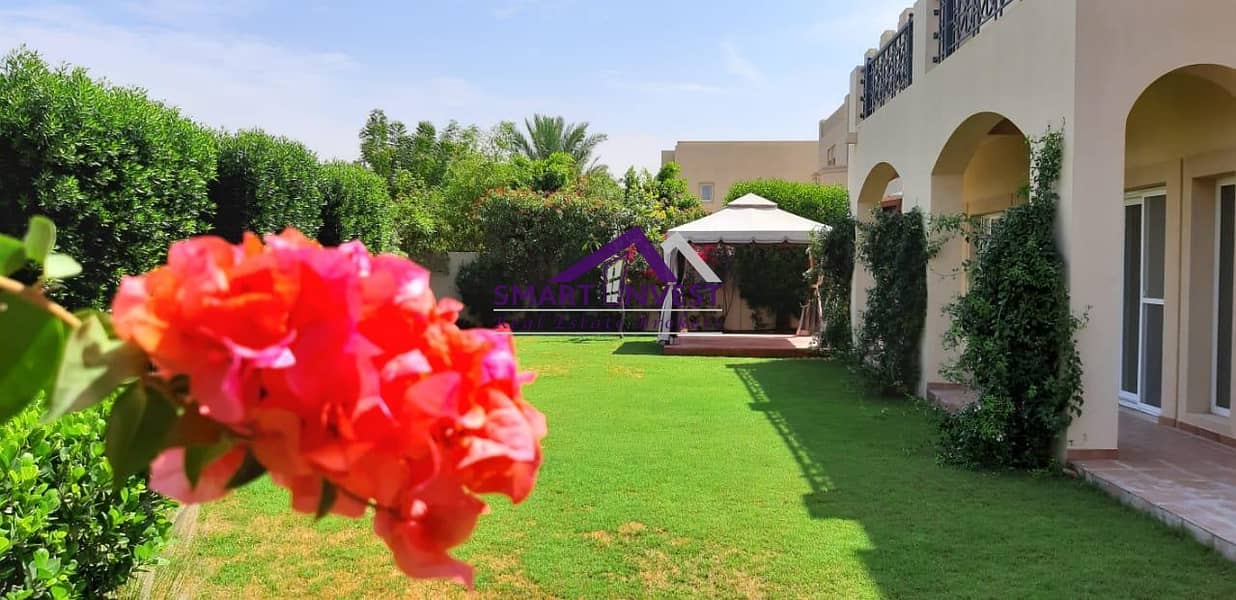 5 Beautiful and well maintained  6 BR villa  for rent in Arabian Ranches for 265K/year