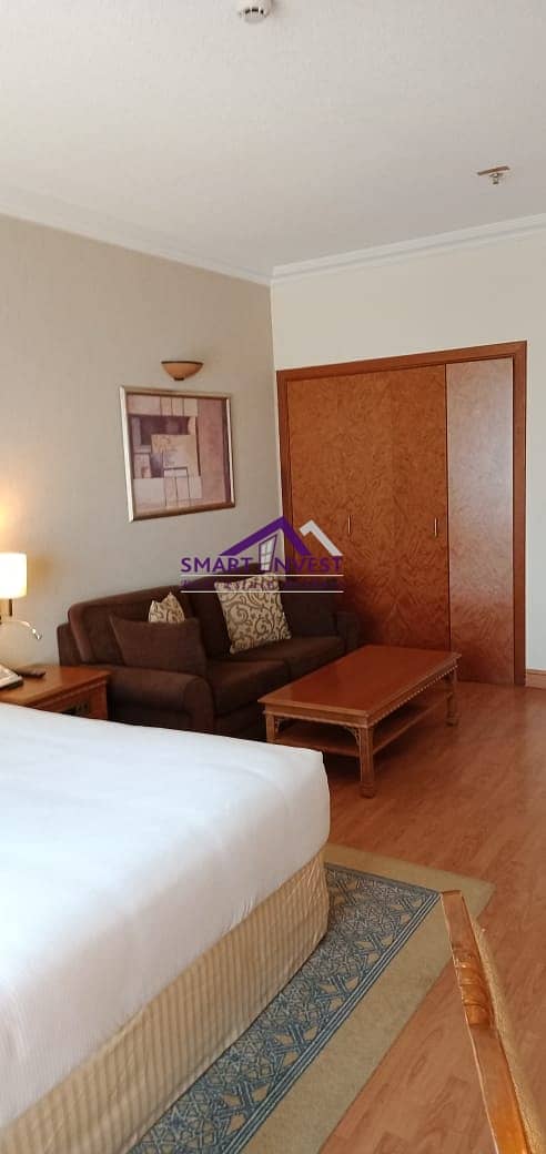 Fully furnished & serviced Studio | No Commission No Deposit | Sheikh Zayed Road | AED 48