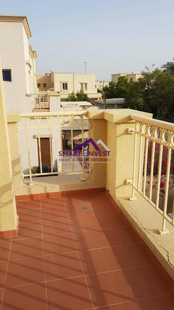 17 Upgraded 3 BR Villa in Springs 4 | Study & Laundry Room |  Equipped Kitchen | Rent AED 160K/- Yr