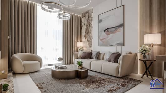 1 Спальня Апартаменты Продажа в Арджан, Дубай - Living Room. jpg