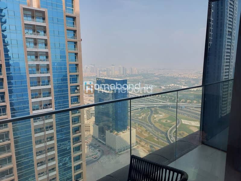 位于迪拜码头，滨海之门，滨海之门1号 1 卧室的公寓 1700000 AED - 5850363