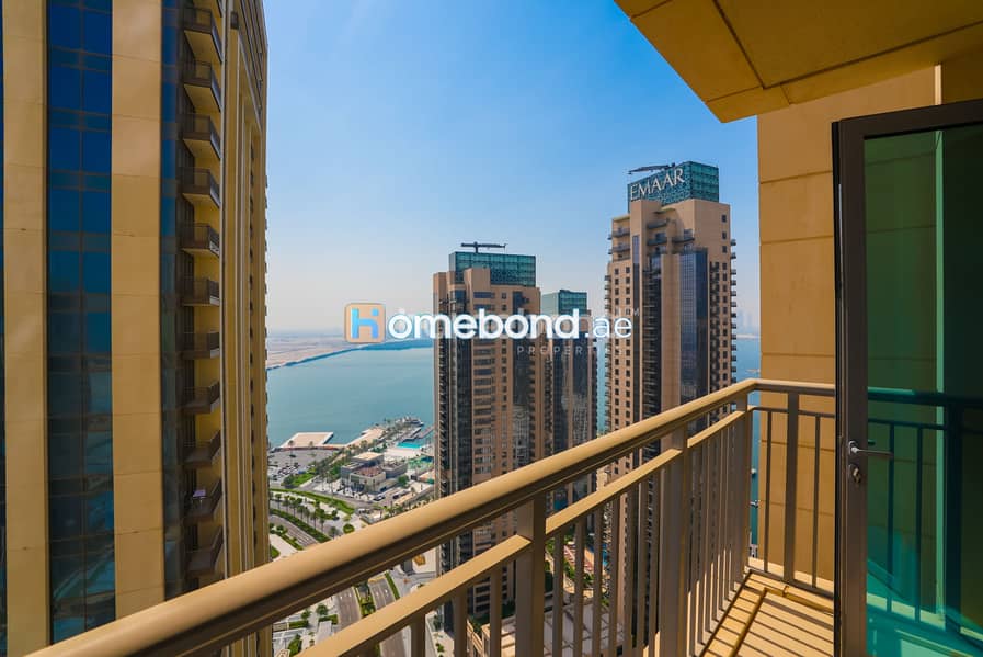 位于迪拜溪港，海港景观公寓大楼，海港景观1号大楼 2 卧室的公寓 1599000 AED - 5773261