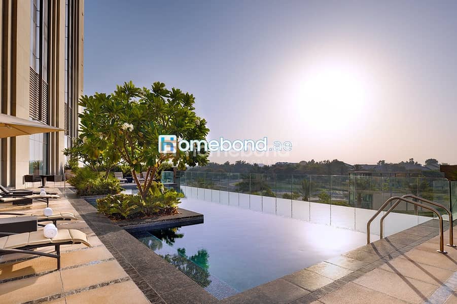 位于迪拜湾，迪拜健康城，凯悦溪畔高地公寓式酒店 2 卧室的酒店式公寓 175000 AED - 5891476