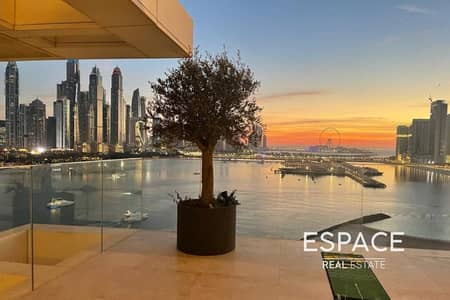 3 Bedroom Flat for Sale in Palm Jumeirah, Dubai - Large Terrace | Sunset and Skyline View