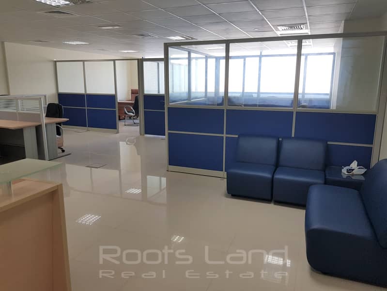 Ideal Rectangle Office Fitted Full Golf View