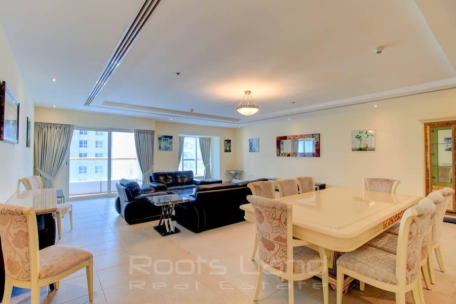 3 Fully Furnished and High Floor Penthouse in Elite