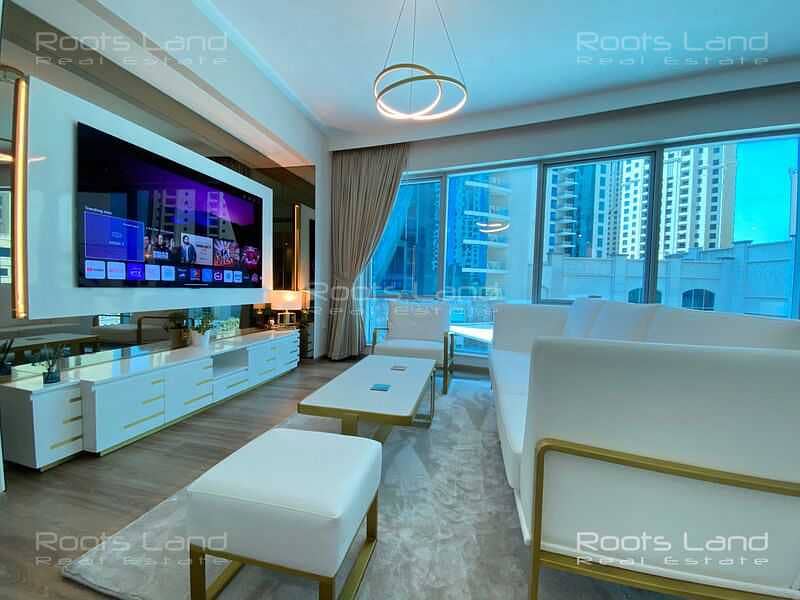 Luxury Upgraded 1BR | Furnished | Marina View
