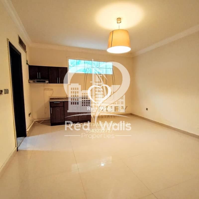 7 Awesome Studio Apartment in Al Bateen for One Payment