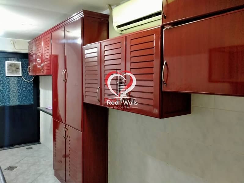 15 Big One Bedroom Hall Apartment Available in Al Mushrif Opposite to Mushrif Mall:
